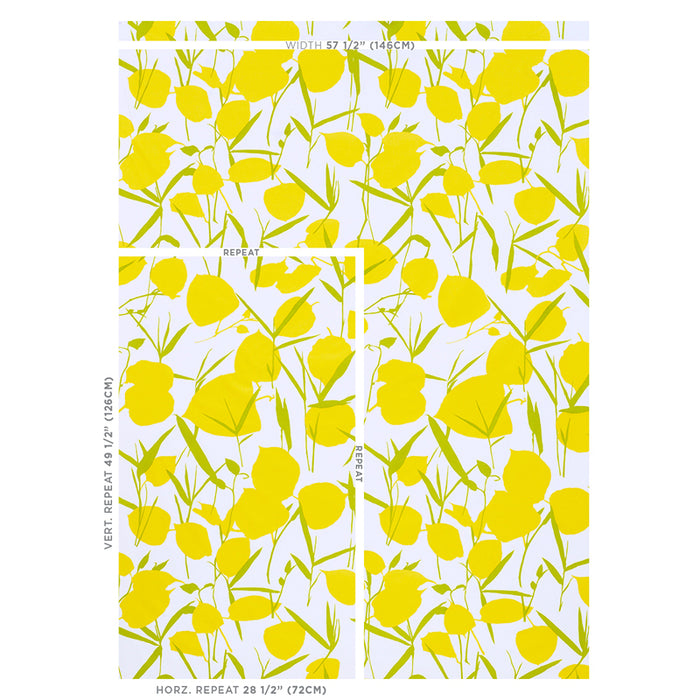 Schumacher Joan Yellow Fabric 178850