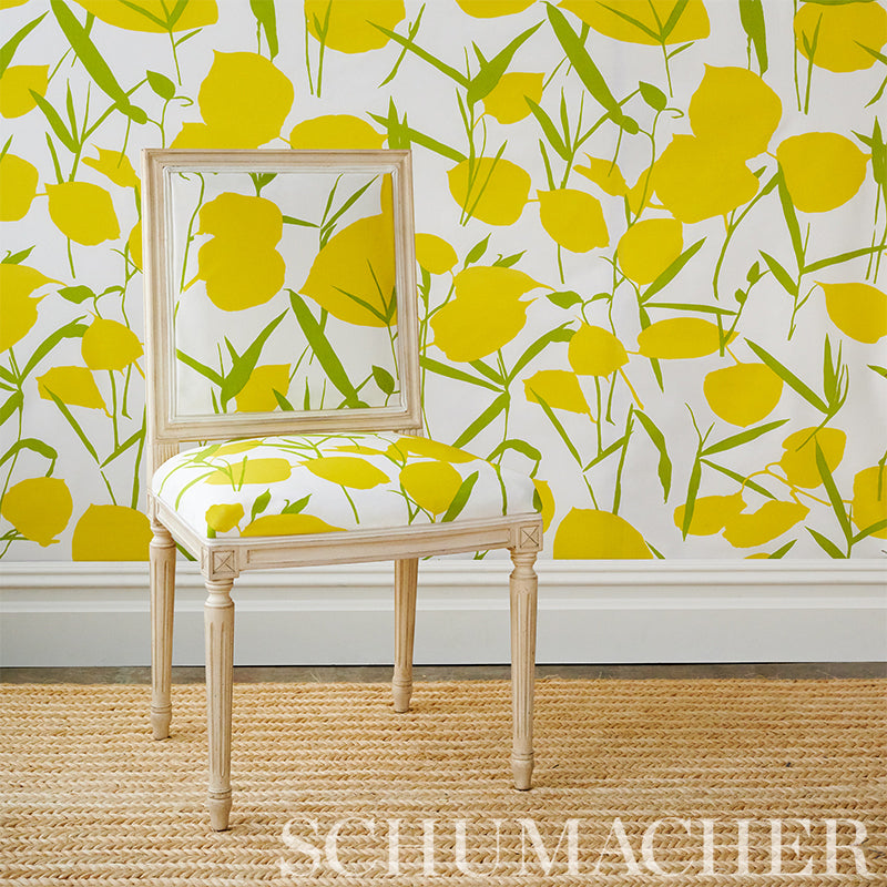 Schumacher Joan Yellow Fabric 178850