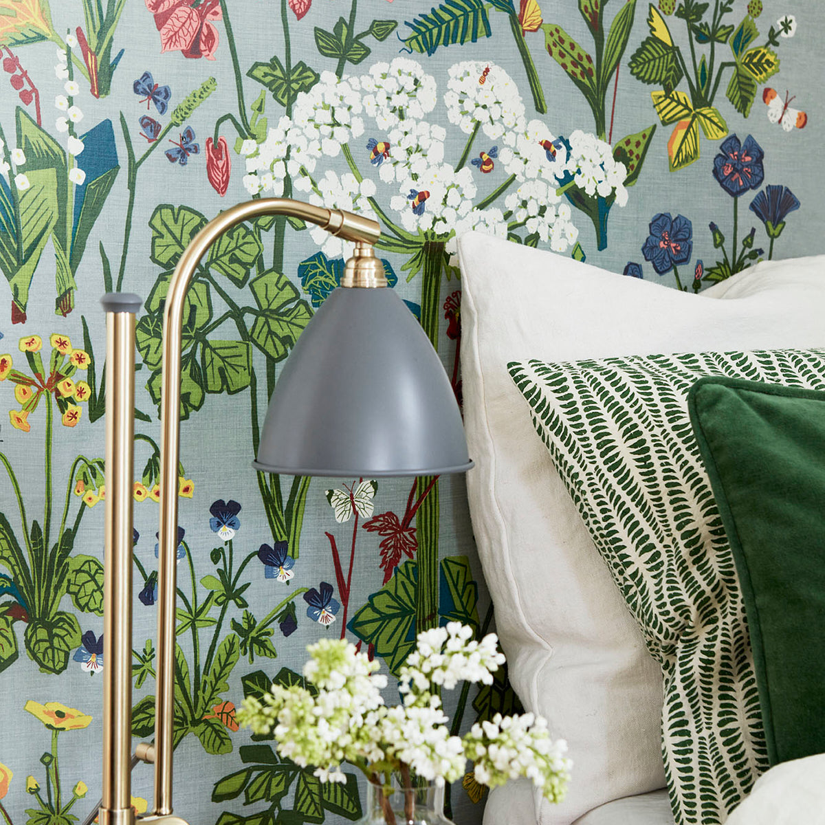 Schumacher Aurora Mural Multi Wallpaper 1790