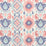 Schumacher Elizia Ikat Rose & Indigo Fabric 179052