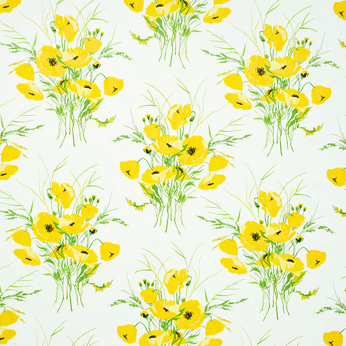 Schumacher Joni Chintz Yellow Fabric 179060