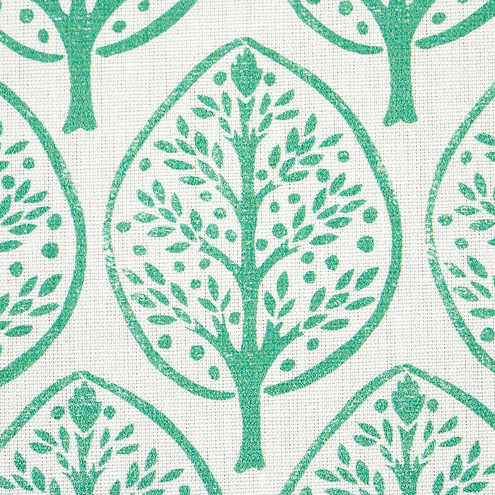 Schumacher Mini Burchettes Sea Glass Fabric 179140