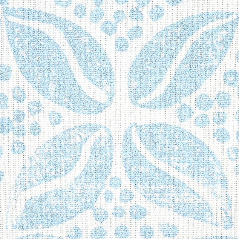 Schumacher Coffee Bean Sky Fabric 179201