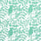 Schumacher Bird & Bee Sea Glass Fabric Sample 179211