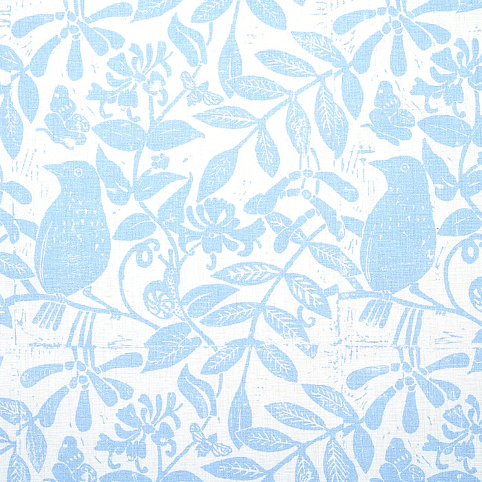 Schumacher Bird & Bee Sky Fabric 179212