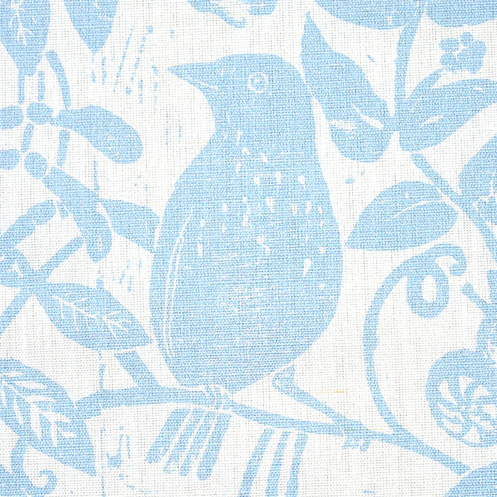 Schumacher Bird & Bee Sky Fabric Sample 179212