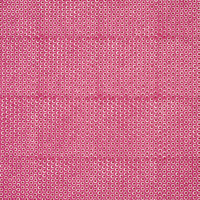 Schumacher Tuk Tuk Hand Block Print Pink Fabric Sample 179220