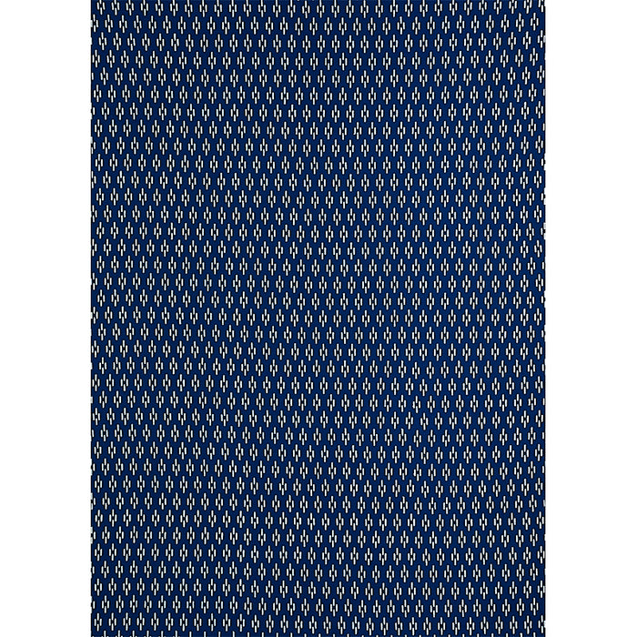 Schumacher Dash Hand Block Print Indigo Fabric 179250