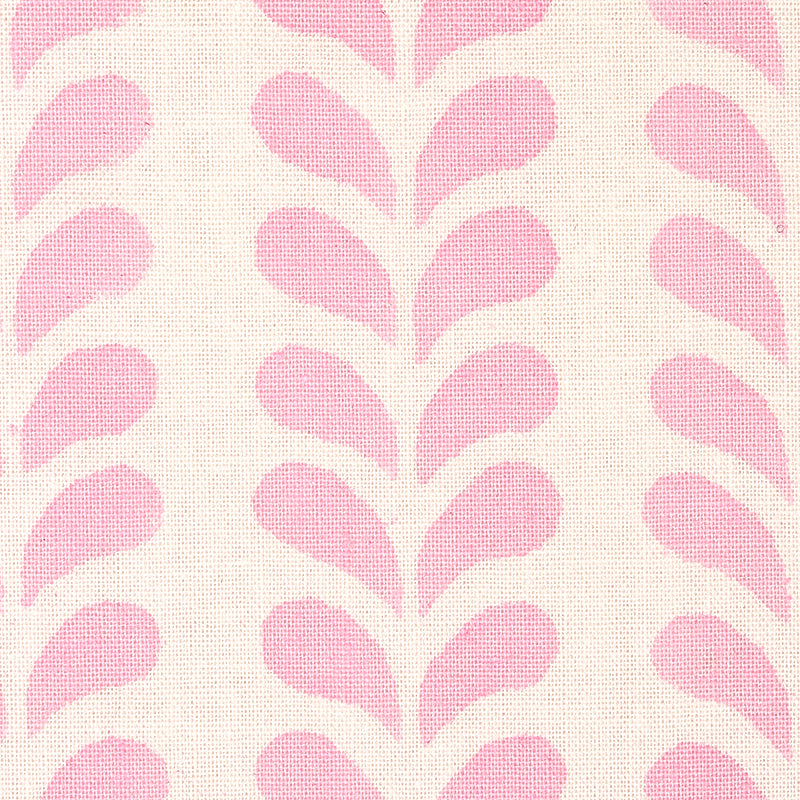 Schumacher Bindi Hand Block Print Pink Fabric 179271