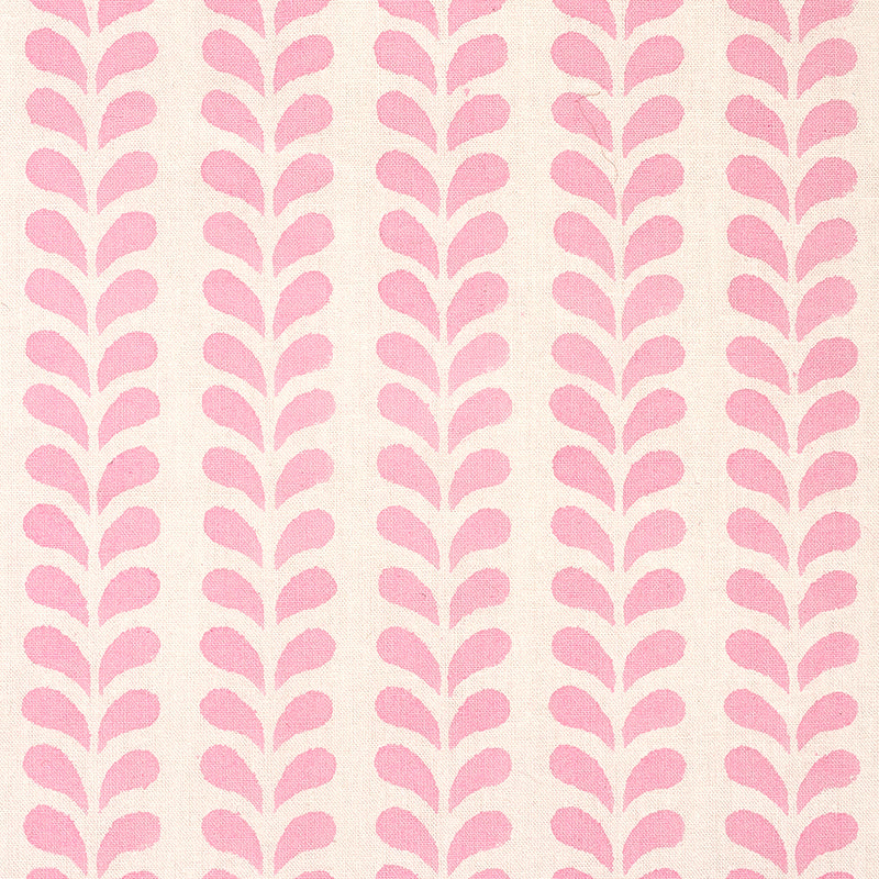 Schumacher Bindi Hand Block Print Pink Fabric 179271