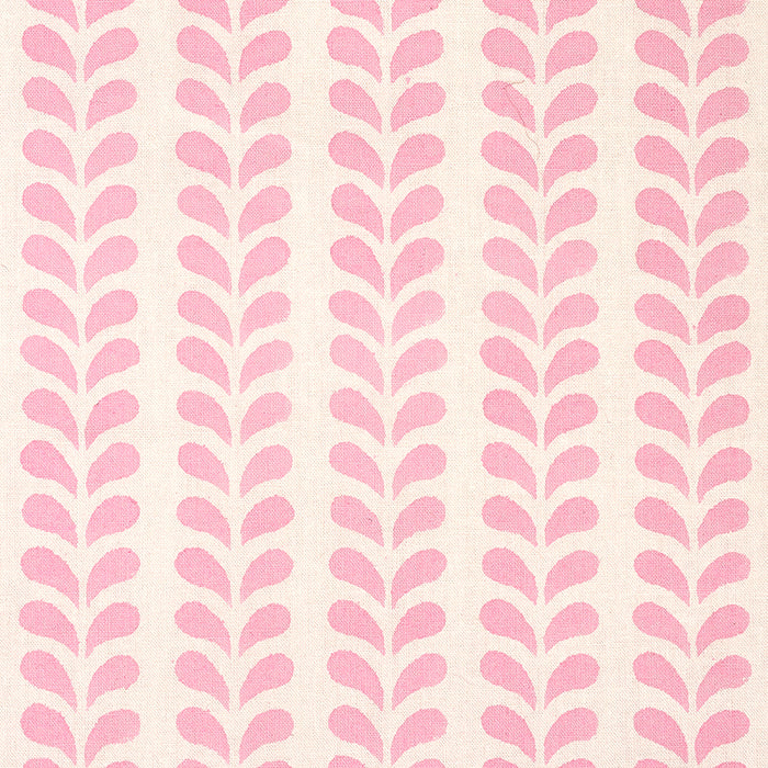 Schumacher Bindi Hand Block Print Pink Fabric 179271