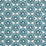 Schumacher Rose Hand Block Print Blue Fabric 179290