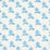 Schumacher Torbay Hand Blocked Print Blue Fabric 179331