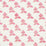 Schumacher Torbay Hand Blocked Print Pink Fabric 179332