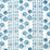 Schumacher Zinnia Handmade Print Blue Fabric Sample 179340