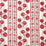 Schumacher Zinnia Handmade Print Pink Fabric Sample 179341