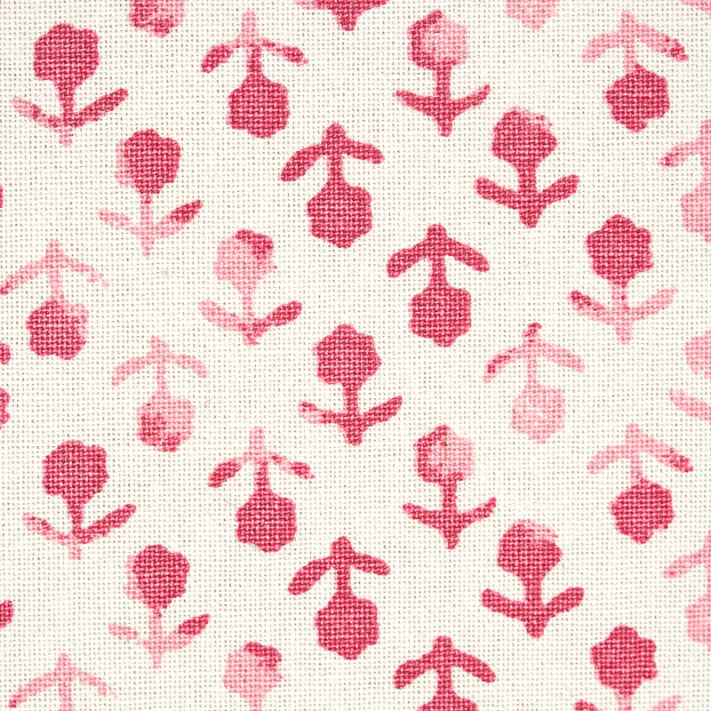 Schumacher Beatriz Handprint Pink Fabric 179350