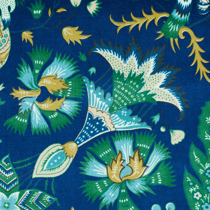 Schumacher Majorelle Velvet Blue Fabric 179420