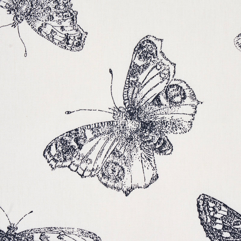 Schumacher Burnell Butterfly Black Fabric 179430