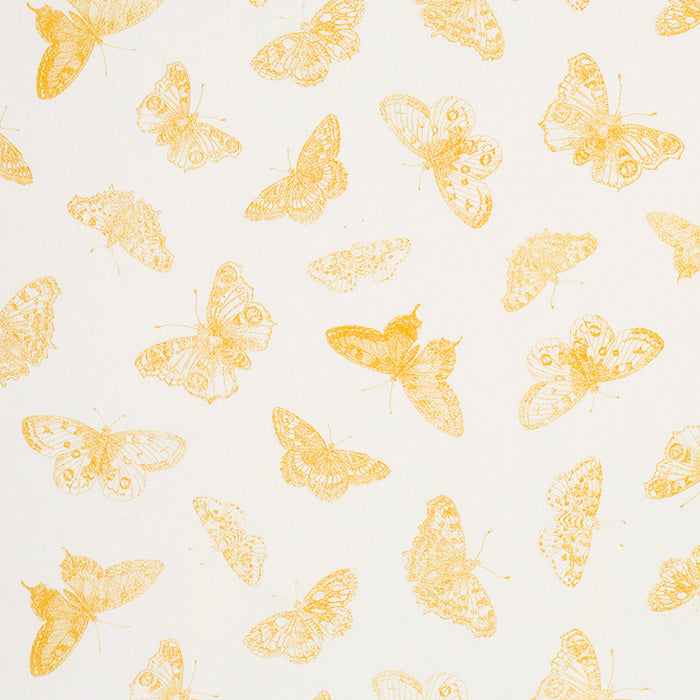 Schumacher Burnell Butterfly Yellow Fabric 179431