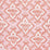 Schumacher Amalia Medallion Handmade Print Pink Fabric Sample 179442