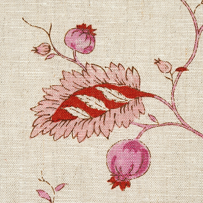 Schumacher Maryam Vine Pink & Red Fabric 179450