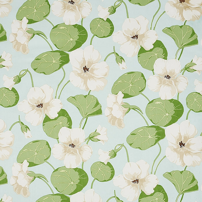 Schumacher Nasturtium Sky Fabric 179491