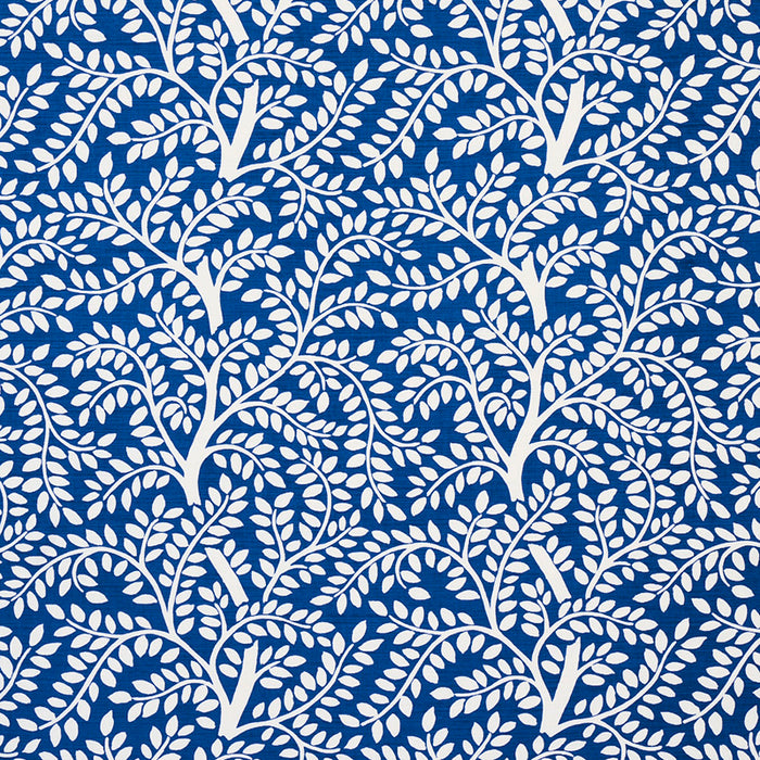 Schumacher Temple Garden II Blue Fabric 179500