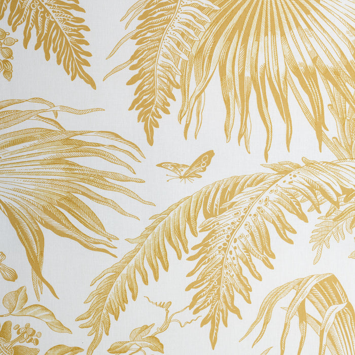 Schumacher Toile Tropique Gold Fabric 179510