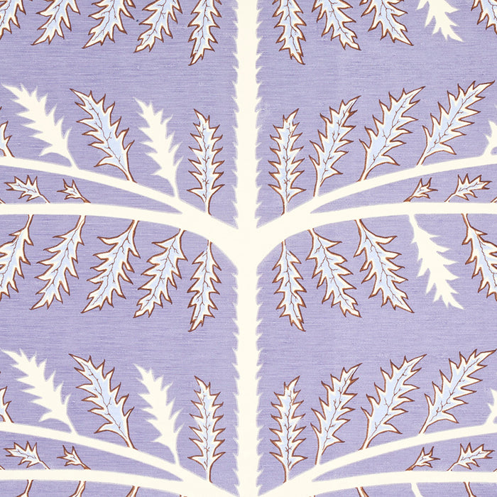 Schumacher Thistle Lavender Fabric Sample 179531