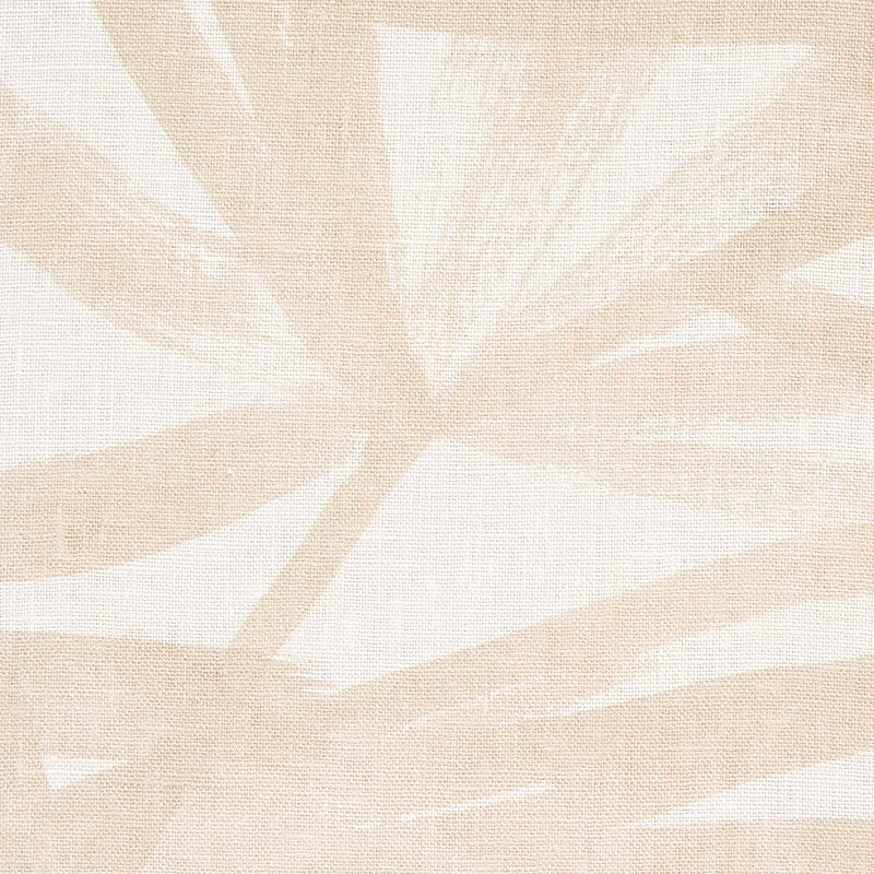 Schumacher Sunlit Palm Linen Sand Fabric 179603