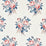 Schumacher Loudon Rose Rose & Blue Fabric 179632