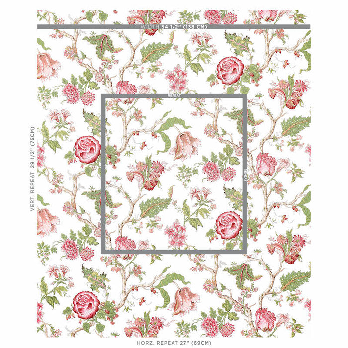 Schumacher Josephine Pink Fabric 179651