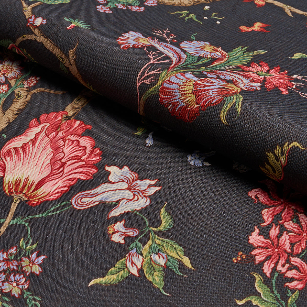 Schumacher Josephine Noir Fabric 179653