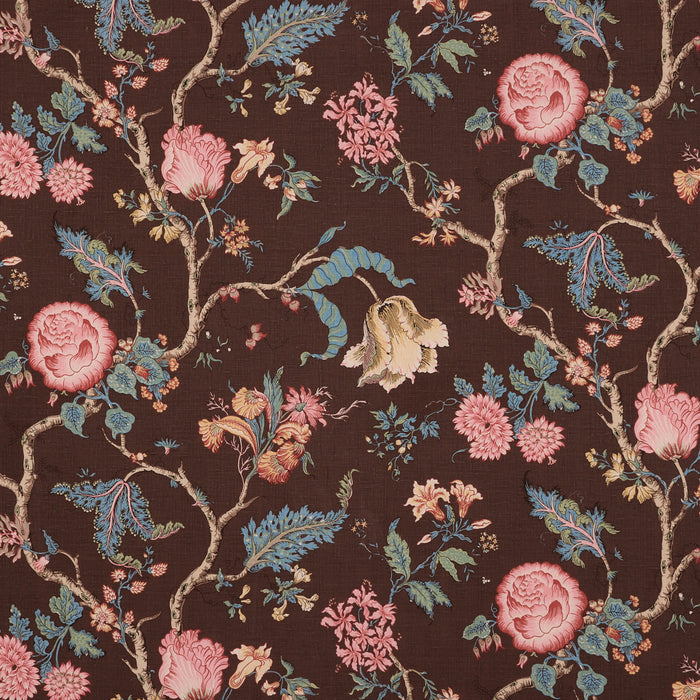 Schumacher Josephine Cinnabar Fabric 179654