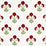 Schumacher Saranda Flower Embroidery Cardinal Fabric Sample 179670