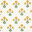 Schumacher Saranda Flower Embroidery Marigold Fabric Sample 179671