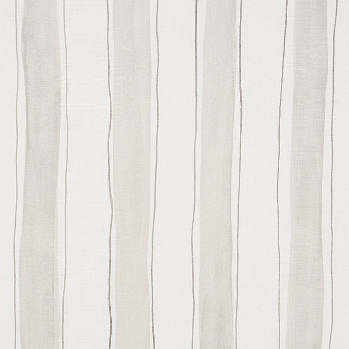 Schumacher Tracing Stripes Grey Fabric Sample 179701