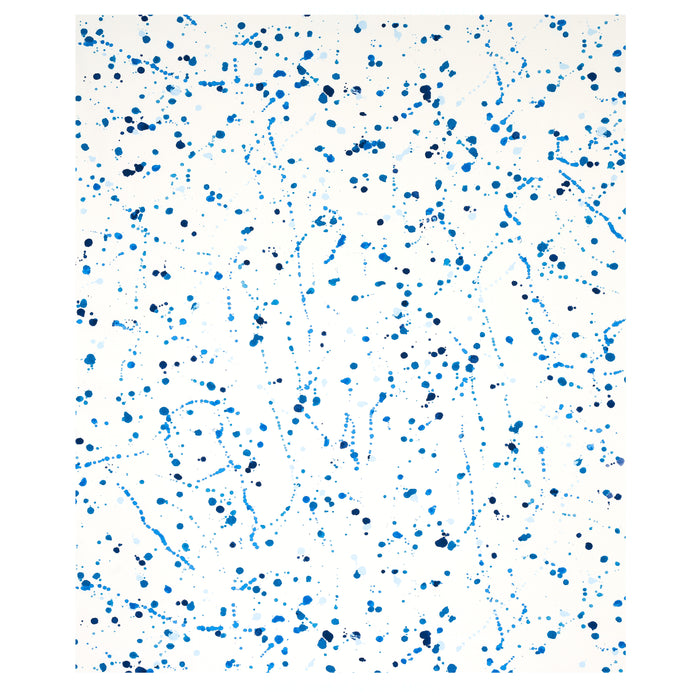 Schumacher Ink Splash Blue Fabric 179711