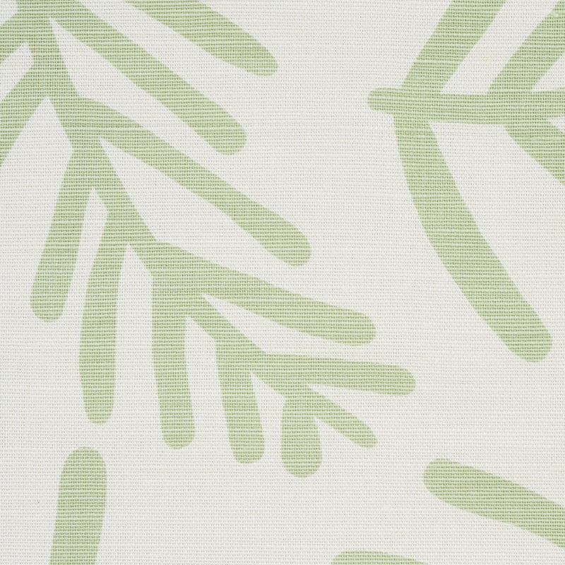 Schumacher Tiah Cove Sage Leaf Fabric 179910