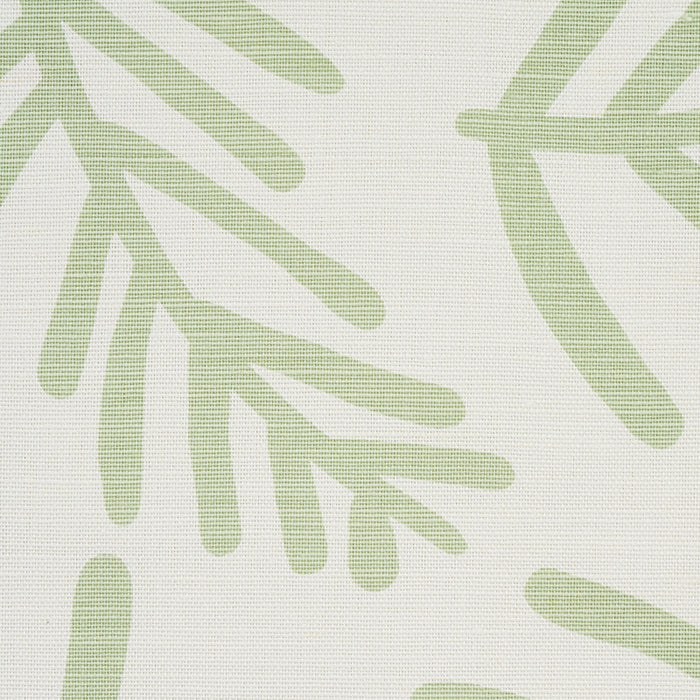 Schumacher Tiah Cove Sage Leaf Fabric 179910