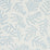 Schumacher Tiah Cove Blue Leaf Fabric Sample 179911