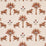 Schumacher Tiger Palm Crimson Fabric Sample 179932