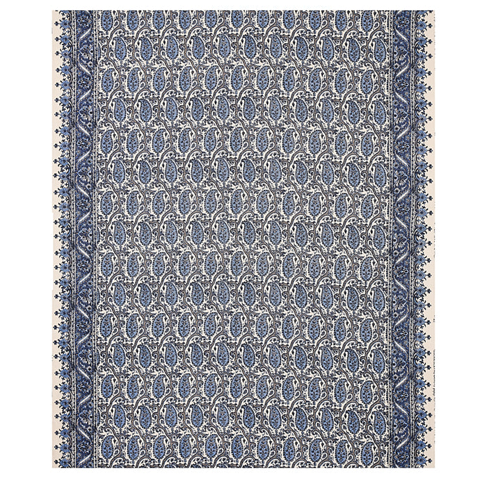 Schumacher Daria Paisley Indigo Fabric 179961