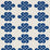 Schumacher Penelope Knot Blue Fabric 180031