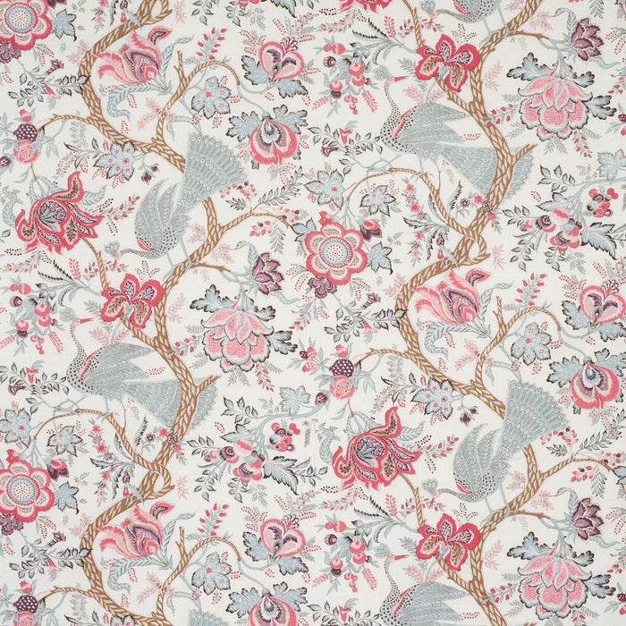 Schumacher Aveline Linen Rose Fabric Sample 180051