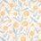 Schumacher Mirabelle Yellow And Sky Fabric 180060