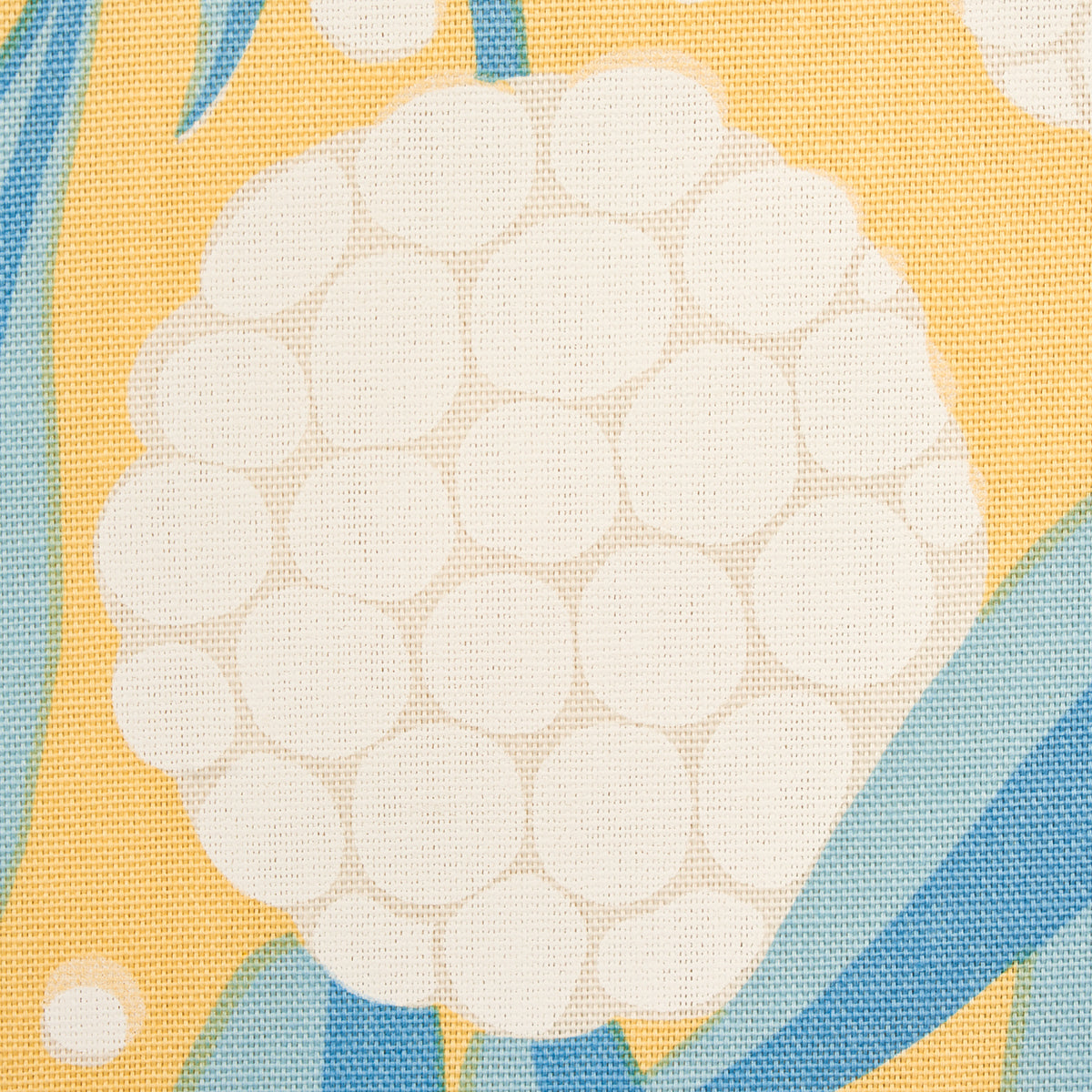 Schumacher Rubus Cotton Linen Yellow Fabric 180072