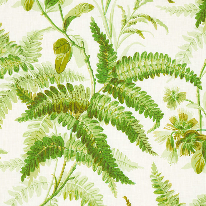 Schumacher Myers Fern Linen Tropical Fabric 180100