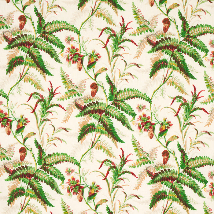 Schumacher Myers Fern Linen Document Fabric Sample 180101